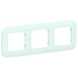 FLITE Рамка 3-местная РУ-3-А-ФлХЛ холодный лед IEK