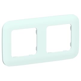 FLITE Рамка 2-местная РУ-2-А-ФлХЛ холодный лед IEK