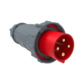 Вилка переносная ССИ-034, 63А-6ч/380-415В, 3Р+РЕ, IP67, IEK PSN02-063-4