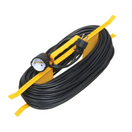 Удлинитель на рамке, 1 место, 2Р+PE/50м, 3х1,0мм2, IEK WKF14-10-01-50