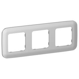 FLITE Рамка 3-местная РУ-3-А-ФлА алюминий IEK