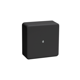 Коробка распаячная для о/п 75х75х28мм, черная, КМ, IEK UKO10-075-075-028-K02-E