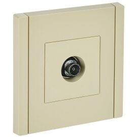 FORTE&PIANO Розетка TV оконечная FP428 ваниль IEK