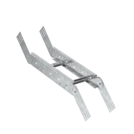 Поворот верт. шарнирный лестничный 100х400мм, LESTA, HDZ, IEK CPV06-4-100-400-HDZ