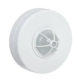 Датчик движения ДД 024В, 1100Вт, 180-360град, 6м, IP33, белый, IEK LDD11-024B-1100-001