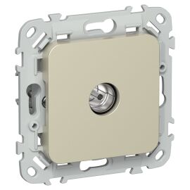 FLITE Розетка TV экранированная проходная тип M РТВм-1-1-2-ФлШ шампань IEK