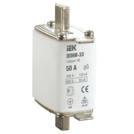 Вставка плавкая предохранителя ППНИ-33, габарит 00, 32А, IEK DPP10-032