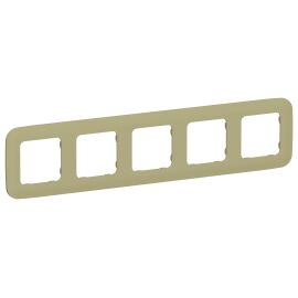 FLITE Рамка 5-местная РУ-5-А-ФлО оливковый IEK