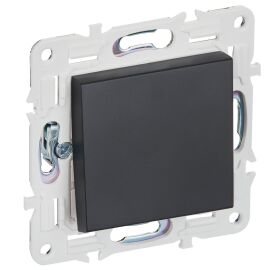 SKANDY Выключатель 1-клавишный перекрестный 10А SK-V03Bl черный IEK