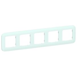 FLITE Рамка 5-местная РУ-5-А-ФлХЛ холодный лед IEK