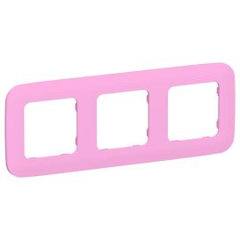 FLITE Рамка 3-местная РУ-3-А-ФлПр пурпурный IEK
