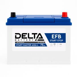 Батарея аккумуляторная START MASTER EFB 75Ач, DELTA 3401010700003