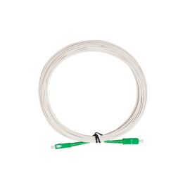 Шнур оптический SC/APC-SC/APC, SM, 20м, Simplex, БЕЛЫЙ, SIBVOLS P-427