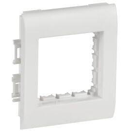 METRA Рамка и суппорт на 2 модуля для кабель-каналов с шириной крышки 75мм белый IEK