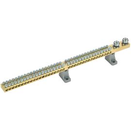 Шина N "ноль" на двух угловых изоляторах 200А ШНИ-10х18-72-L2-С IEK