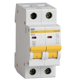 Выключатель автоматический ВА47-29 2P 50А 4,5кА х-ка В, IEK MVA20-2-050-B