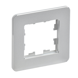 Рамка 1-местная РУ-1-1-Бр, металл, алюминий, BRITE IEK BR-M12-M-01-K47