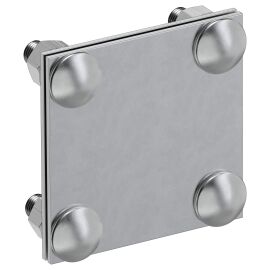 Зажим крестообразный полоса-полоса 40мм оцинкованная сталь HDZ IEK