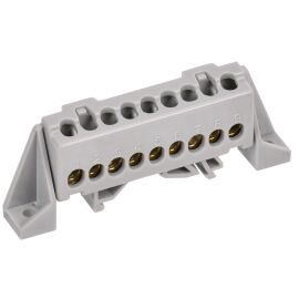 TEKFOR Шина L "фаза" в комбинированном DIN-изоляторе "Стойка" 6х9-9-Ср IEK