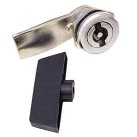 Замок-защелка для металлического бокса с пластмассовым ключом (22-17/46), IEK YZK20-00