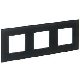 SKANDY Рамка 3-местная SK-F23G стекло графит IEK