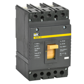 Выключатель автоматический ВА88-35 3Р 100А 35кА, IEK SVA30-3-0100