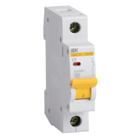 Выключатель автоматический ВА47-29 1Р 3А 4,5кА х-ка D, IEK MVA20-1-003-D
