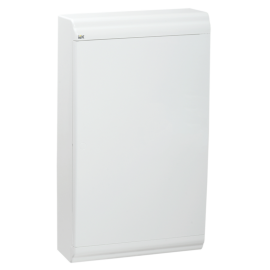 Корпус пластиковый ЩРН-П-36 модулей навесной, белая дверь, IP41, IEK MKP82-N-36-WD-41-05