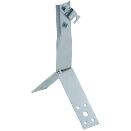 Держатель проводника круглого 6-10мм винтовой для конька h=80мм оцинкованная сталь HDZ IEK