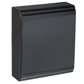 Корпус пластиковый навесной ЩРН-П-24 модуля, черный, IP41, IEK MKP13-N-01-24-41-K02