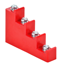 Изолятор ступенчатый ИС4-20 (М6) силовой с болтом, IEK YIS11-4-20-B