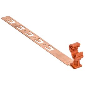 Держатель проводника круглого 8-10мм черепичная кровля с крючком с пластиковым фиксатором L=415мм ме