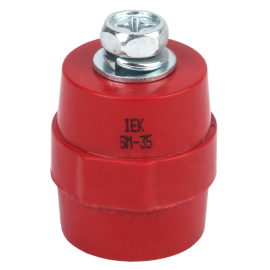 Изолятор SM35 (М8) силовой с болтом, IEK YIS11-35-10-B