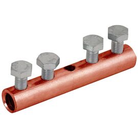 Зажим соединительный прямой пруток-пруток 6-10мм медь IEK