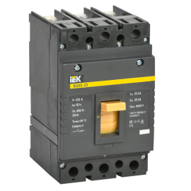 Выключатель автоматический ВА88-35 3Р 125А 35кА, IEK SVA30-3-0125