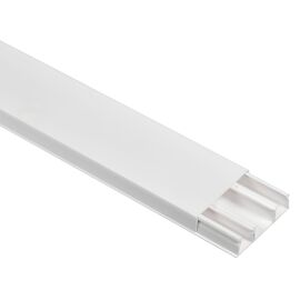 DLPlus Кабель-канал плинтусный 60х16мм трехсекционный белый IEK