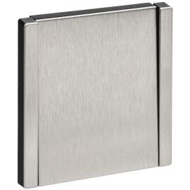 FORTE&PIANO Выключатель 1-клавишный 10А FP701M металл никель IEK