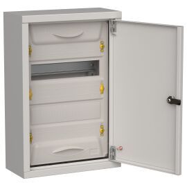 TITAN 5 Корпус металлический ЩРн-24 (1х24) 460х310х140мм IP31 серый (одна дверь) IEK