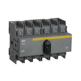 Выключатель-разъединитель модульный ВРМ-3, 3P, 63А, IEK MVR30-3-063