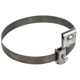 Держатель проводника круглого 6-10мм водосточная труба 0-200мм нержавеющая сталь IEK