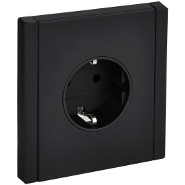 FORTE&PIANO Розетка 1-местная с заземлением без защитных шторок винтовое крепление 16А FP116M металл