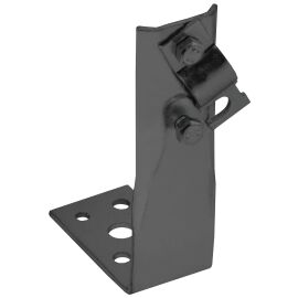 Держатель проводника круглого 6-10мм винтовой угловой h=80мм оцинкованная сталь TD IEK