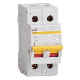 Выключатель нагрузки (мини-рубильник) ВН-32 2Р 25А, IEK MNV10-2-025