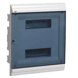 Корпус пластиковый ЩРВ-П-24 модуля встраиваемый, белый, IP41, IEK MKP82-V-24-41-10