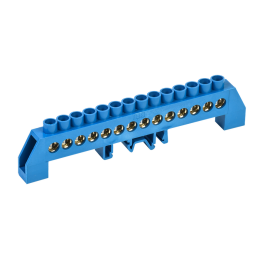 Шина N "ноль" в комб. DIN-изол. "Стойка" ШНИ-8х12-14-КС-С, IEK YNN10-812-14DP-K07