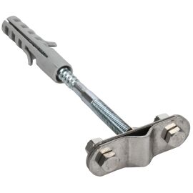 Держатель проводника круглого 6-10мм L=200 мм бетонный фасад нержавеющая сталь IEK