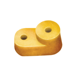 Изолятор угловой для "О" шины, желтый, IEK YIS31