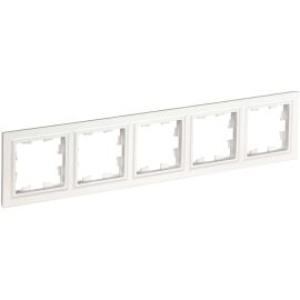 BRITE Рамка 5-местная РУ-5-БрБ белый IEK
