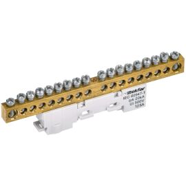 TEKFOR Шина L "фаза" неизолированная на универсальном держателе 8х12-18-Ср IEK