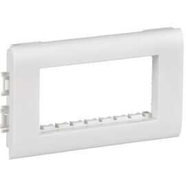 METRA Рамка и суппорт на 4 модуля для кабель-каналов с шириной крышки 75мм белый IEK